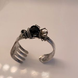 Handmade antique fork bracelet